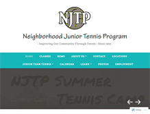 Tablet Screenshot of njtptennis.net